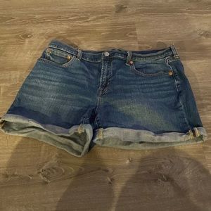 Denim shorts